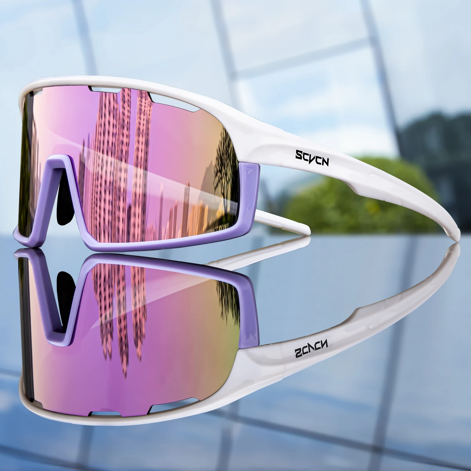 

SCVCN Cycling Glasses UV400 Protection Men Women Sports Eyewear Outdoor Riding Goggles Hiking Glasses MTB Road Bike Sunglasses