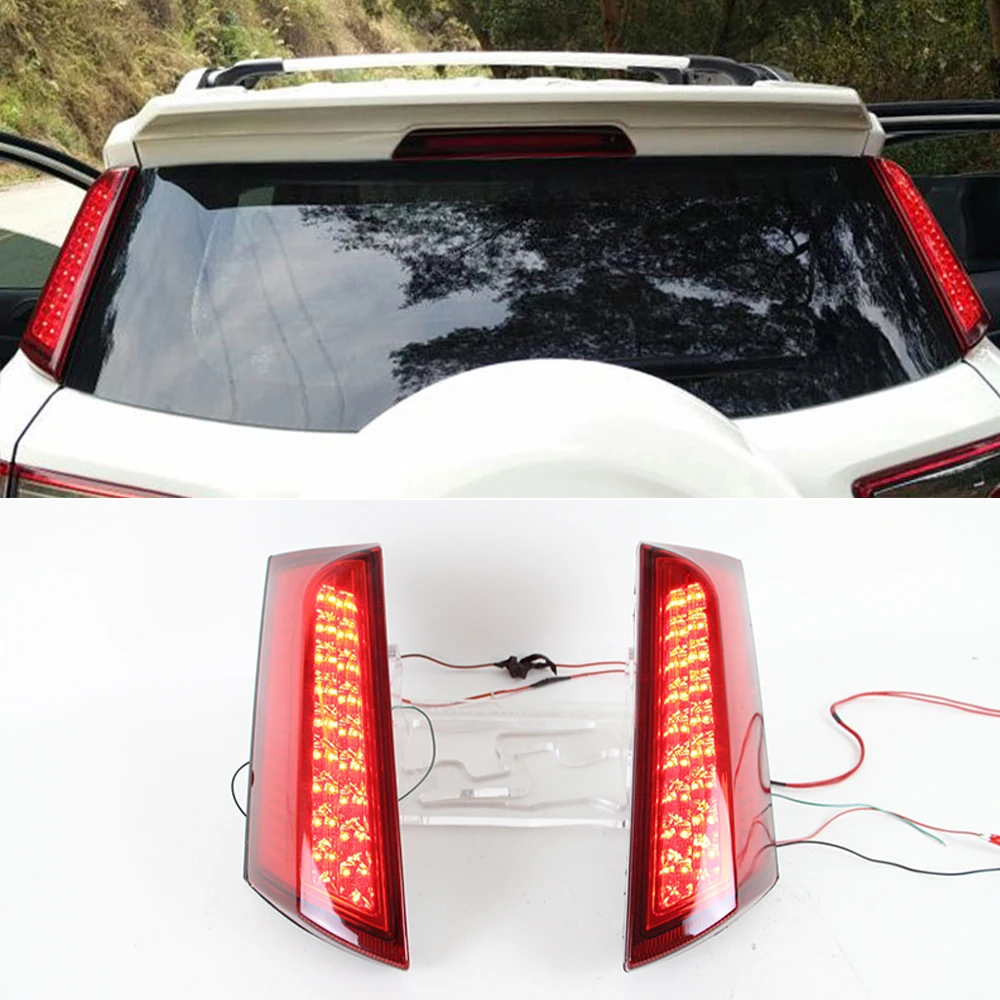 Nice 1 Pair Reflector LED rear bumper lights brake tail light Fog lamp For Ford Ecosport 2013 2014 2015 2016 2017 2018 2019