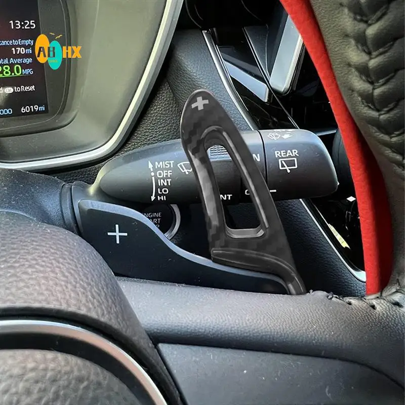 ABHX-Car Steering Wheel Paddle Extension Shift Cover For Toyota Camry Corolla Hatchback Avalon 2019-2024
