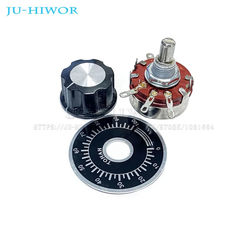 1set WTH118 1A 2W Rotary Potentiometer 1K 2.2K 4.7K 10K 22K 47K 100K 470K 1M Ohms For DIY Kit Parts