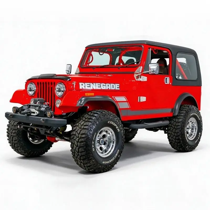 Car Sticker Decal for 1986 Jeep CJ-7, Personalized Body Side Stripe Graphics, Exterior Decoration Wrap
