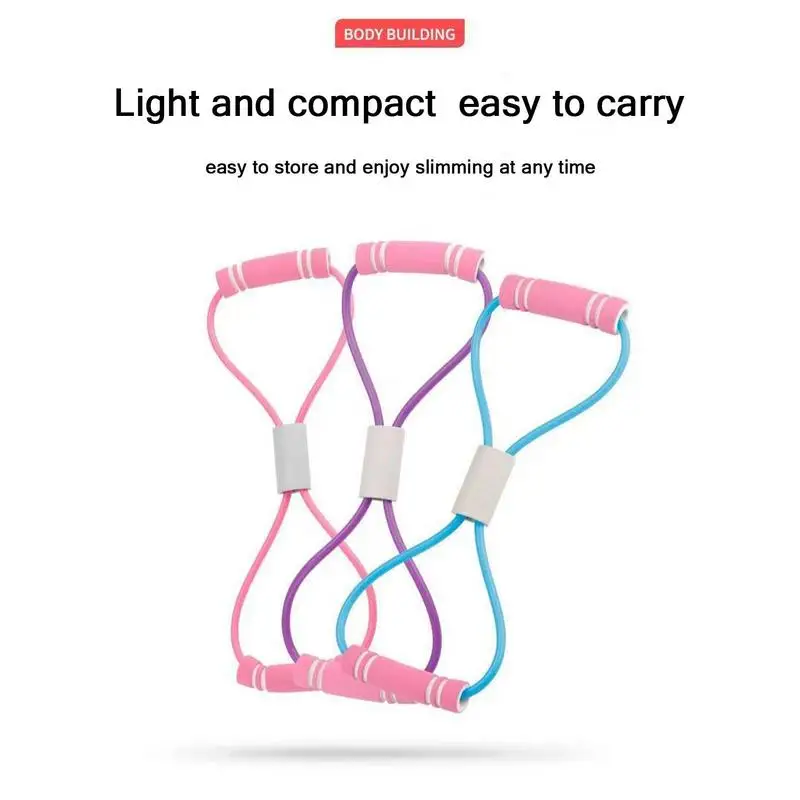 8-character resistance band band yoga chest expansion For Working Out High-Elasticity Eight-Character Pull Rope Open Shoulder