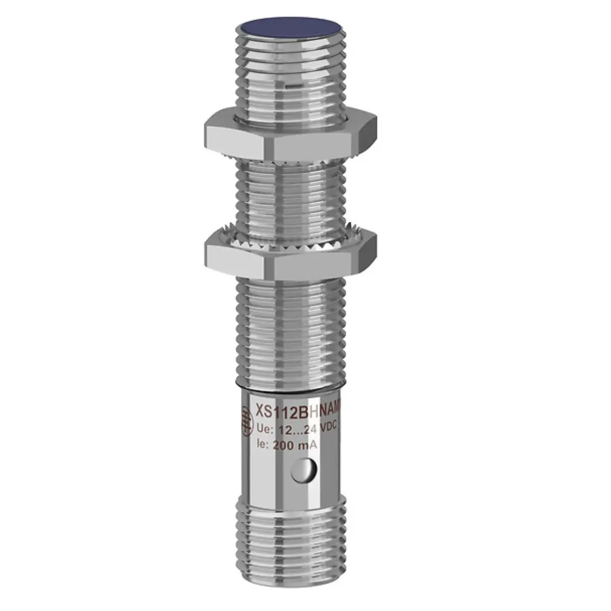 Inductive sensor XS1 M12, L61mm, brass, Sn4mm, 12..24VDC, M12 XS112BHNAM12