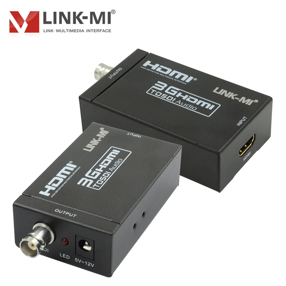 

Конвертер Mini HDMI в 3G/HD SDI с поддержкой источника HDMI 1080P на дисплеи BNC Конвертер HDMI в SDI