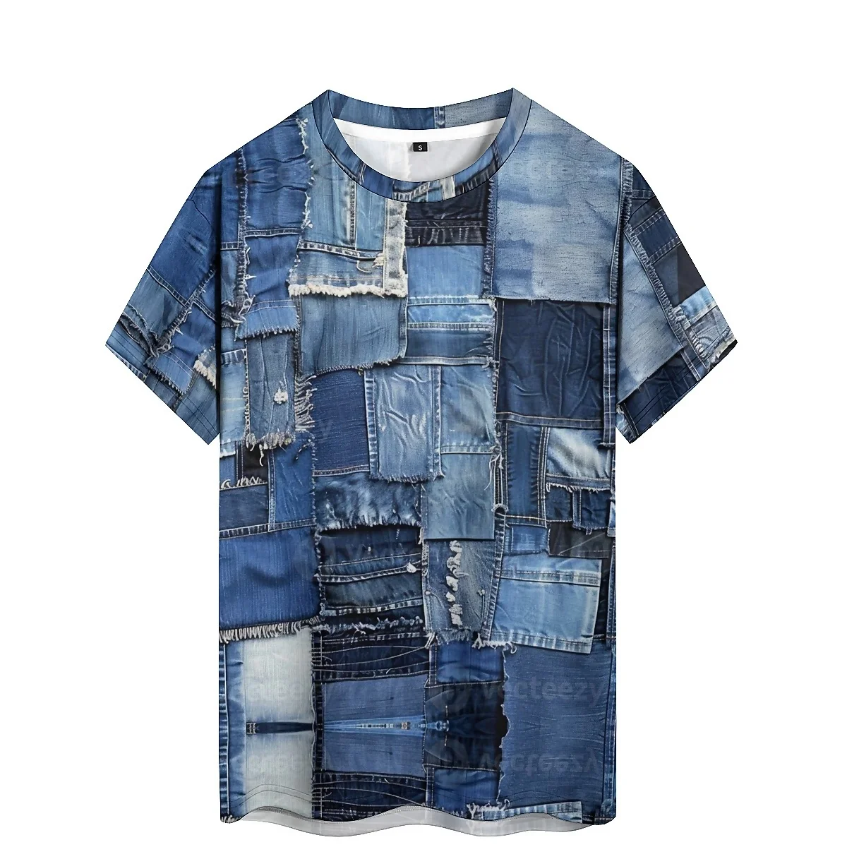 

Hawaiian Style Cyberpunk Men's 3D Printed Short Sleeve T-Shirt - Party Style