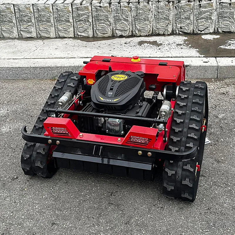 Mesin Pemotong Rumput Mini Laris Manis dengan Remote Control, Dilengkapi Komponen Inti Mesin dan Motor