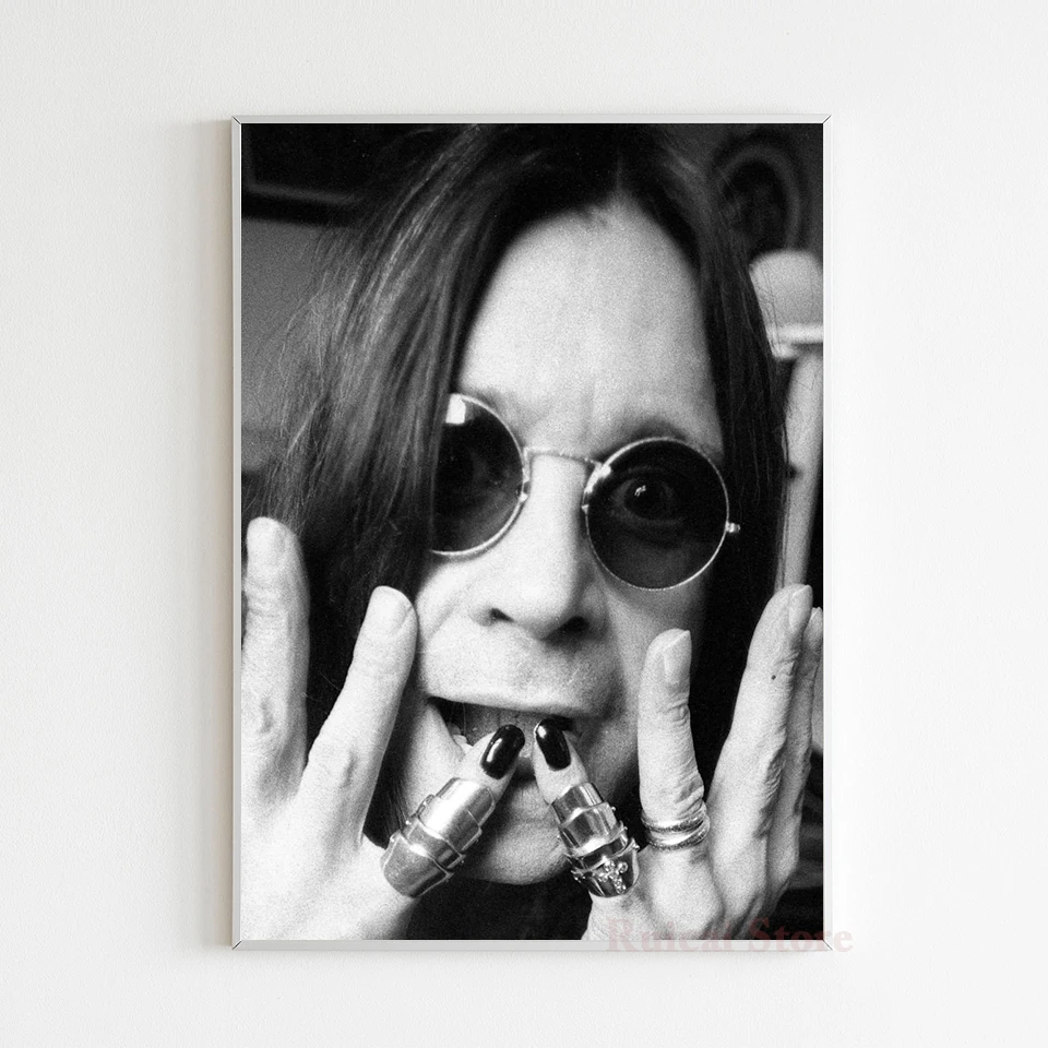 Ozzy Osbourne Poster Singer Wall Art Coffee House Bar Room Wall Decor Home Decoration Painting Gift - Detail 1