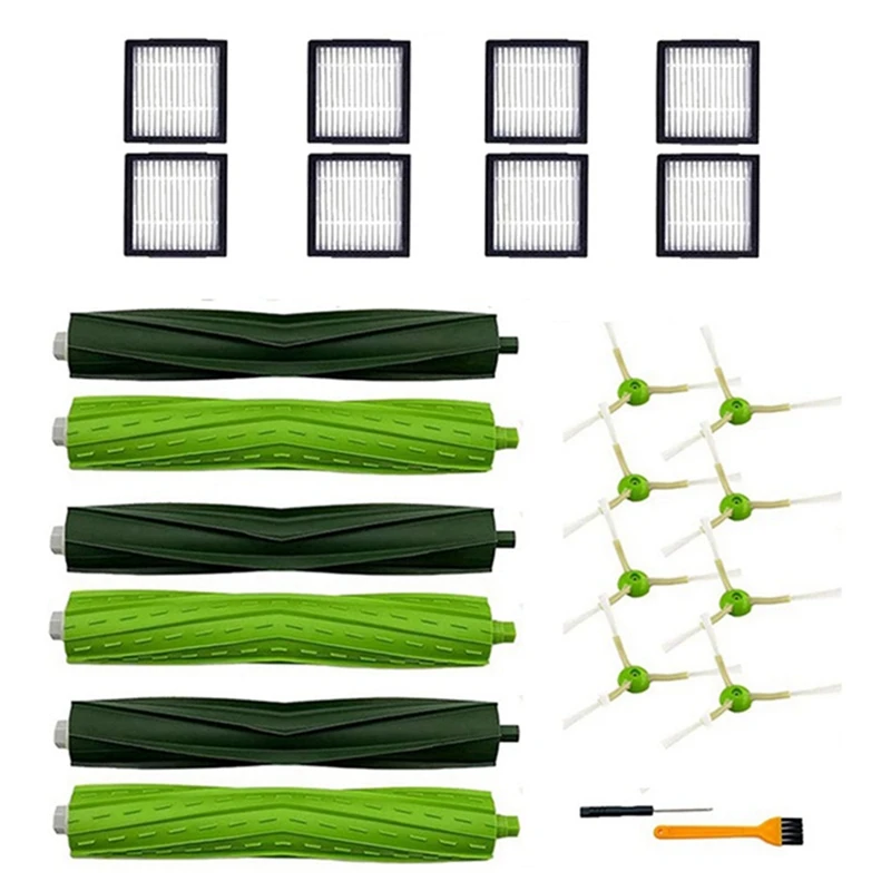 Hepa фильтр, боковая щетка для Irobot Roomba I7 I7 + I6 I8 I3 J7 Plus E5 E7 E & I Series, запчасти для пылесосов