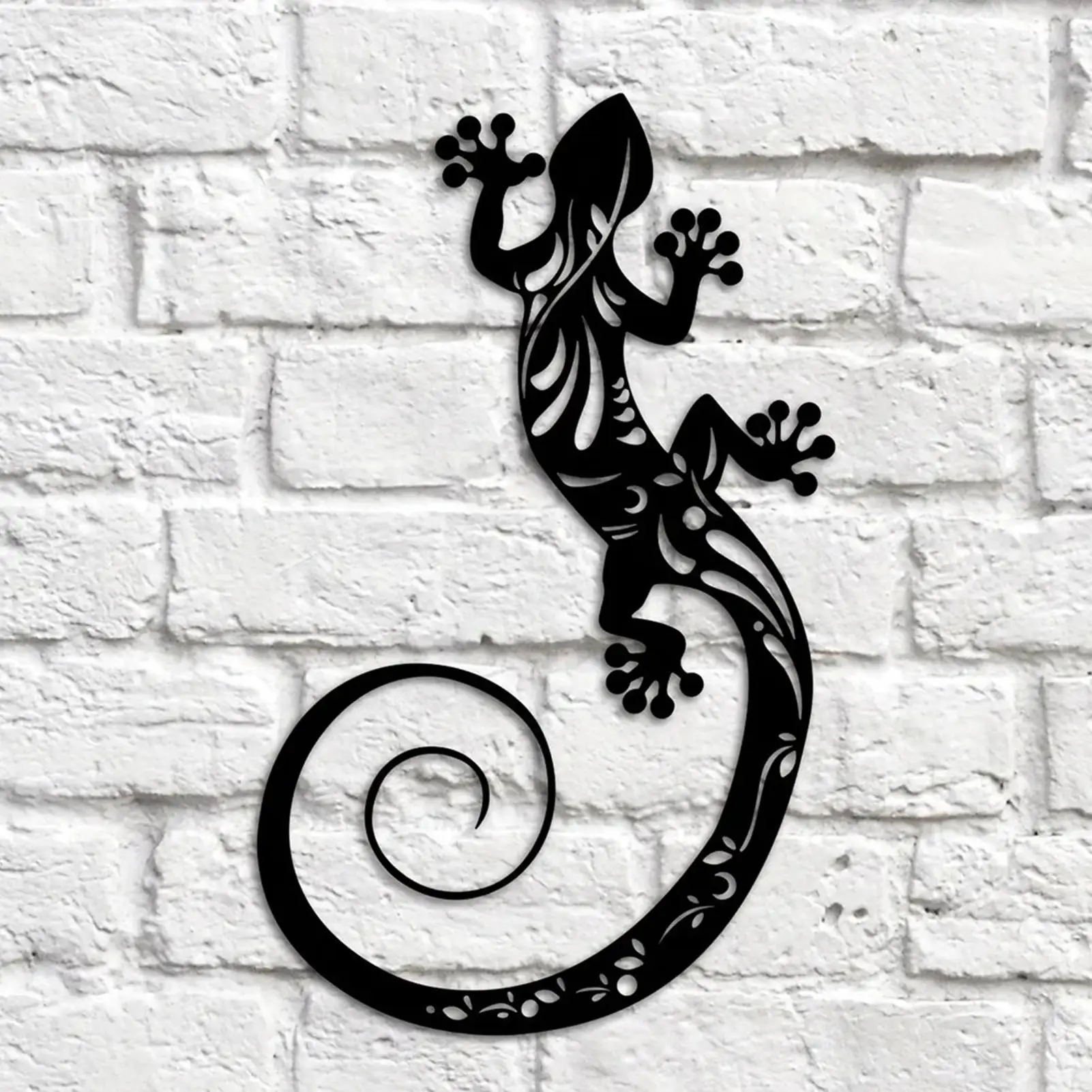Metall Gecko Dekorationen Eidechse Wand Skulptur Outdoor Gecko Dekoration Wand Gecko Wand Skulptur Für Wand Dekor