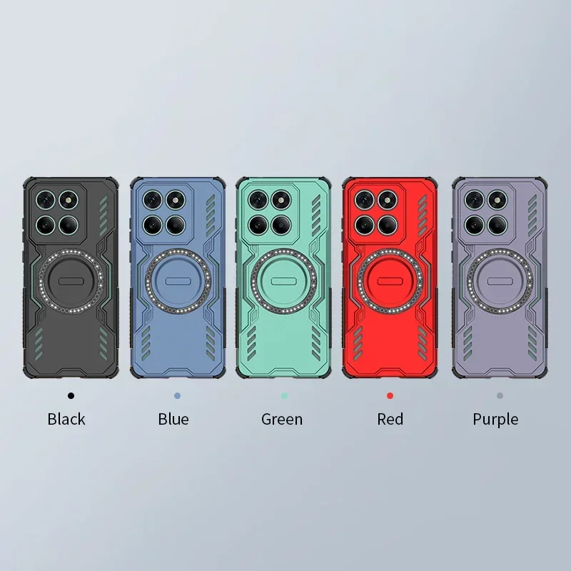 حافظة حماية للشحن اللاسلكي Magsafe بعدسة مقاومة للصدمات لهاتف Motorola Moto Edge 50 60 Pro Fusion Neo #6