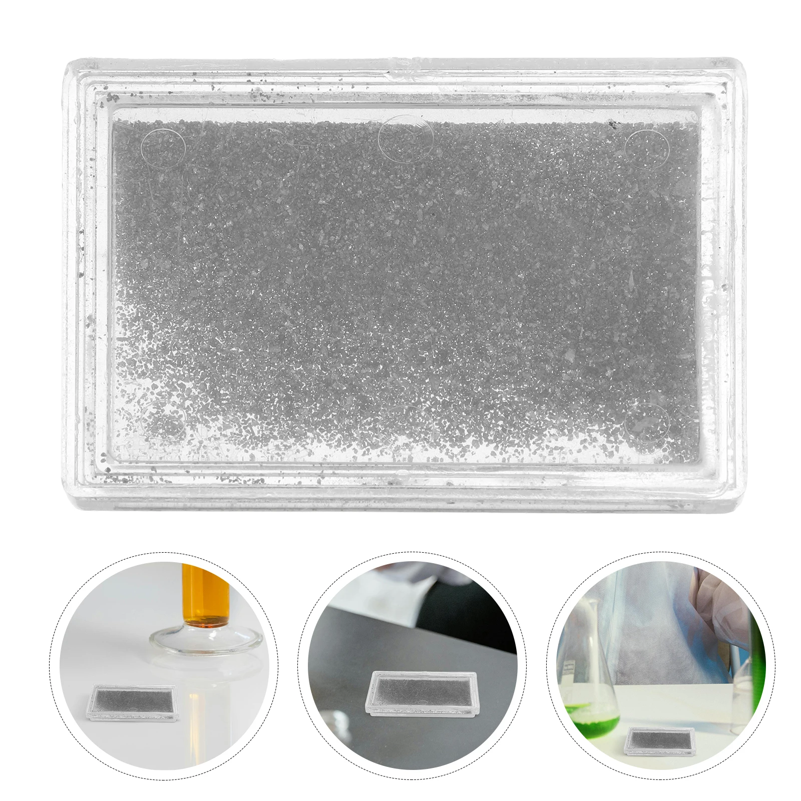 

1PC Iron Powder Box for Magnetic Field Demonstration Electromagnetic Experiment Physics Teaching Instrument Science Education