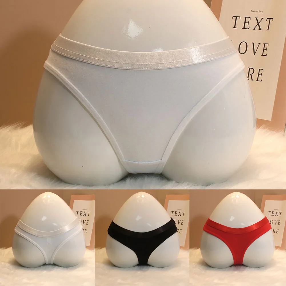 

Sexy Lingerie Women's Panties Seamless Breathable Underwear Solid-Color Briefs Minimalist Underwear With Thong Erotic Underpants