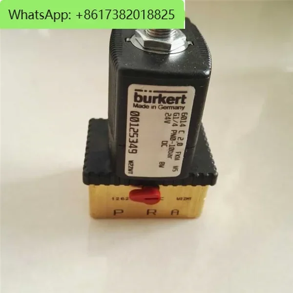 Burkert solenoid valve C 2.0 FKM MS G1/4 24V DC 8W PN0-10bar Baode