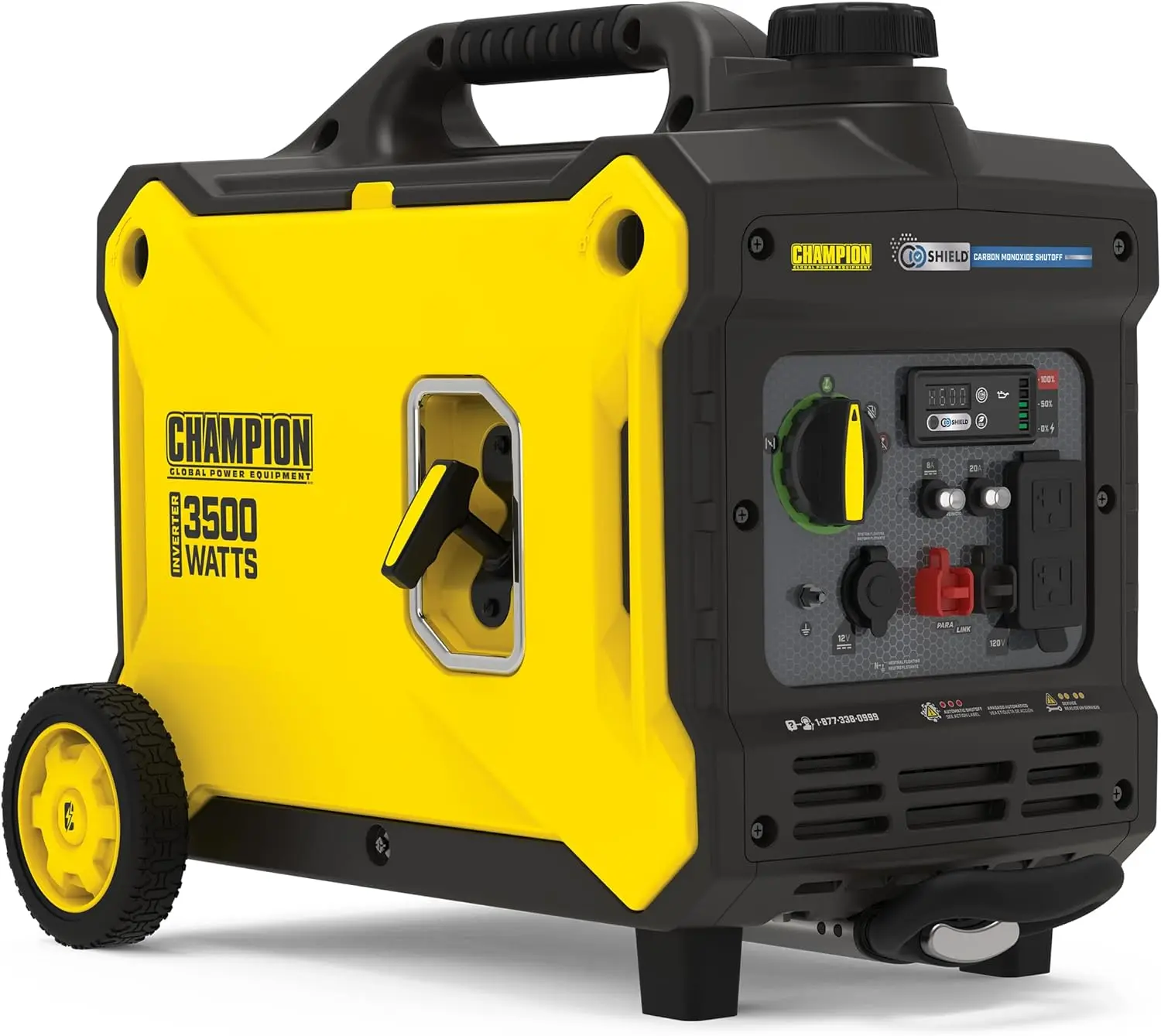 

Customizable 3500-Watt Portable Inverter Generator With Quiet Technology And CO Shield