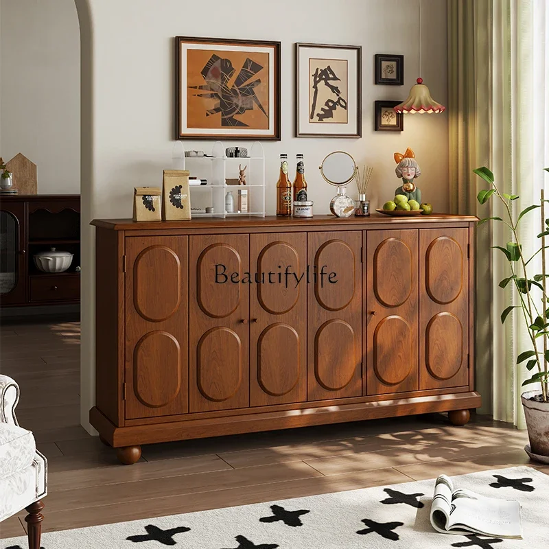 

FG52-*Medieval style shoe cabinet retro door locker