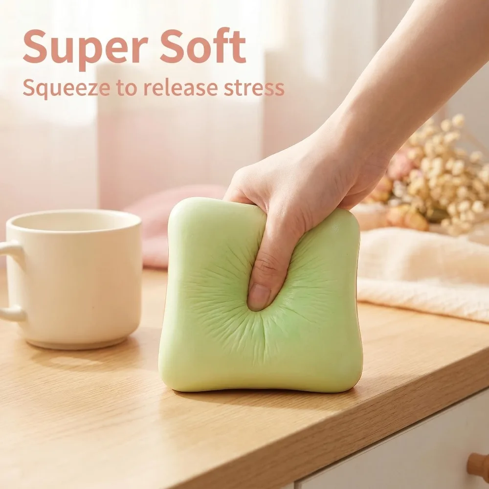 1 Stück Butter-Toast-Brot Squishy-Spielzeug zur Stresslinderung, Weich, Langsam aufsteigend, Anti-Angst-Sensorik-Fidget-Spielzeug für Erwachsene, ADHS-Simulation – Detail 3