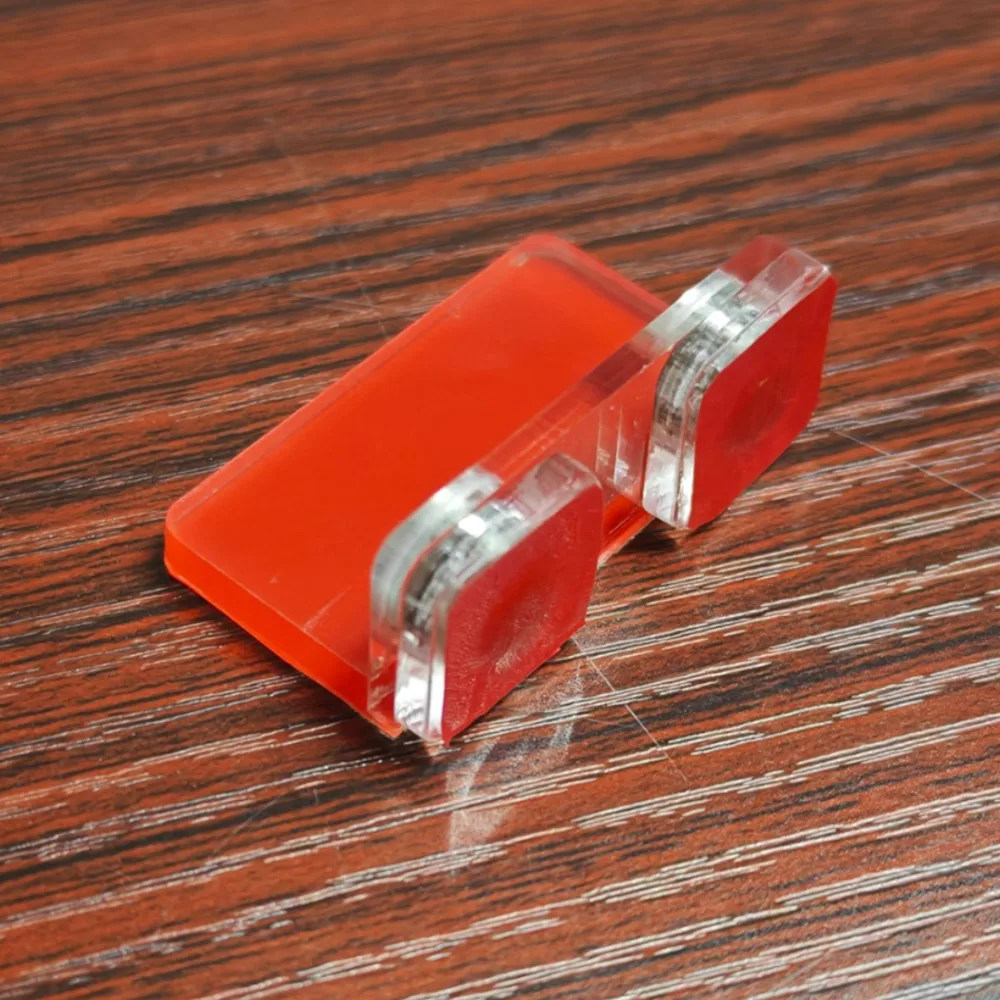 10 قطع من الملحقات المغناطيسية الأكريليك - أجزاء امتصاص مغناطيسية قوية شفافة للديكور والتنظيم #4