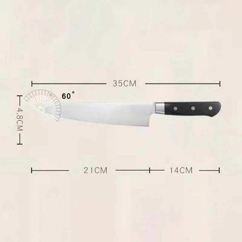 Japanese Style 6Cr16MoV Stainless Steel Kitchen Knives Sharp Cleaver Meat Gyutou Chef Fish Knife POM Handle