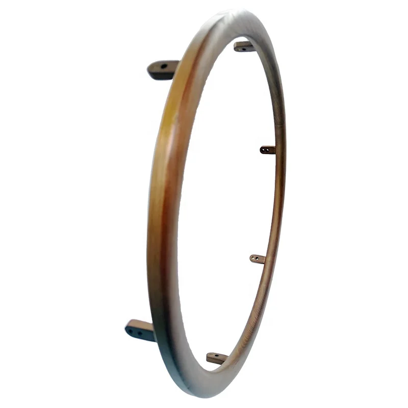 Handmade Wooden   Hand Rim for 24 Inch Wheels 6 Ears Widened Opposite Sex Handrim Lightweight Strong Seamless OEM