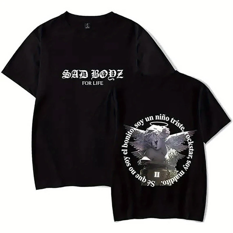 Camiseta American Junior H Merch Sad Boyz 4 Life, camiseta de manga corta, novedad de verano, moda Vintage, ropa de calle para hombres y mujeres