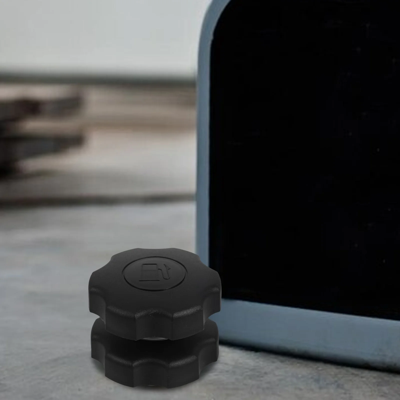 BUTIFULSIC 2-teiliger Generatortankdeckel für Mäher, Fahrzeug, Auto, PP, Schwarz