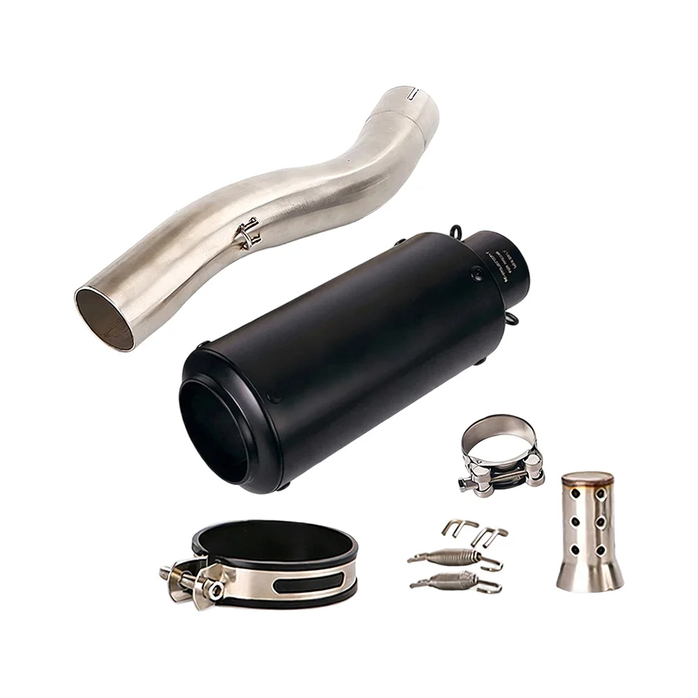 Slip-On für Kawasaki Ninja ZX10R 2004-2005 Auspuff Mittelrohr Endrohr Ersatz Schalldämpfer Auspuffrohre Schalldämpfer – Detail 10