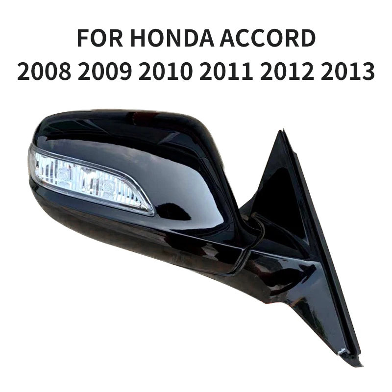 

Suitable for Honda Accord 2008 2009 2010 2011 2012 2013 Car Exterior Door Mirror Assembly with Auto Folding LED Light