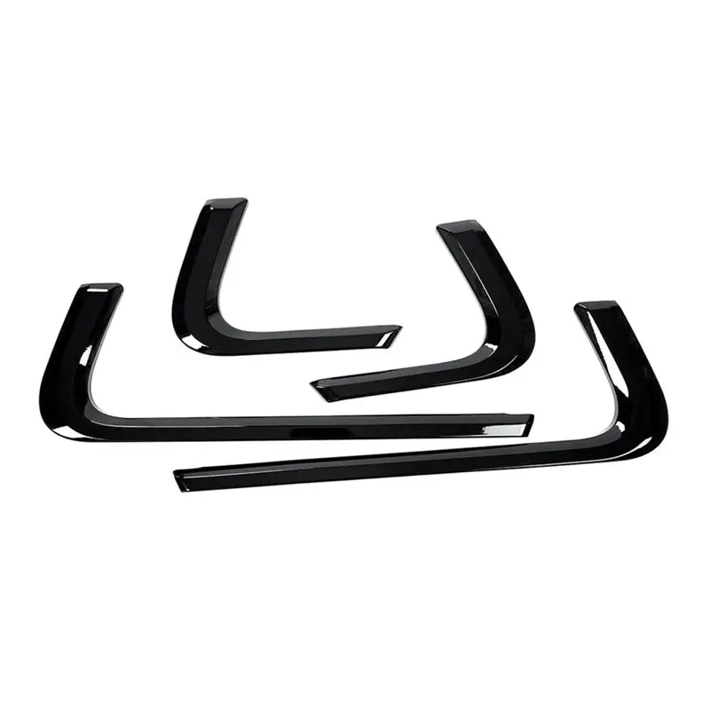 

Classy-4Pcs Glossy Black ABS Car Inner Door Decoration Strip Trim For Land Rover Range Rover Sport 2014-2022