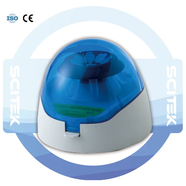 

SCITEK DNA/RNA Mini Centrifuge 6000rpm 8-place rotor laboratory Mini Centrifuge