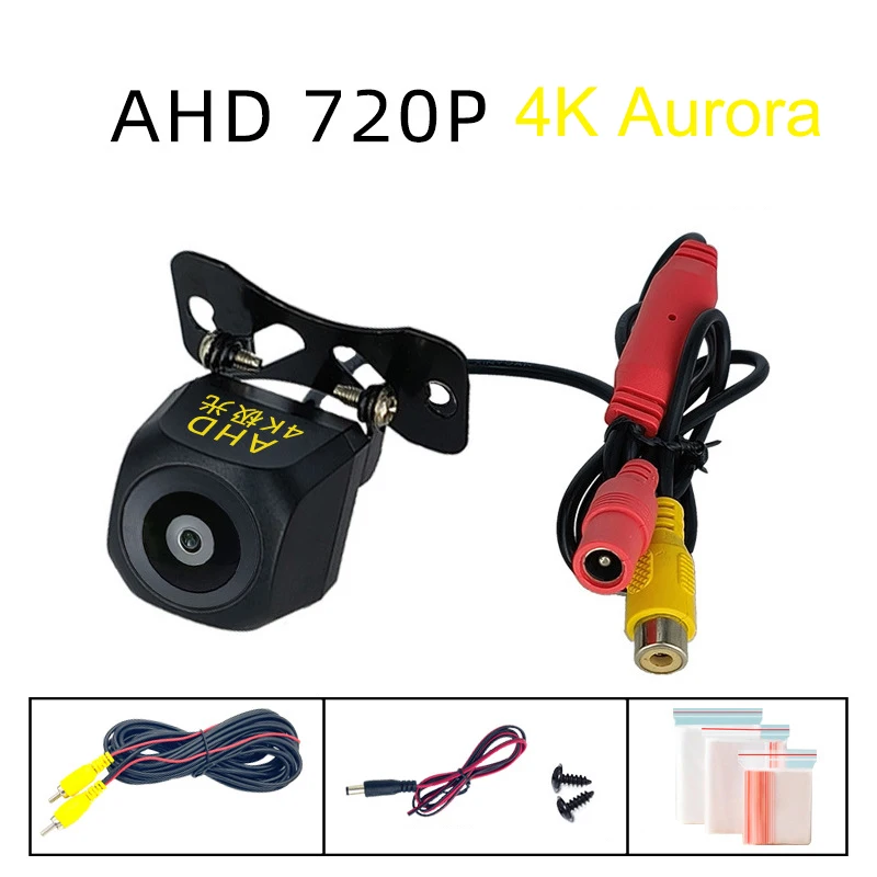 

12В AHD Водонепроницаемая HD-камера заднего вида с цветным ночным видением для системы парковки автомобиля