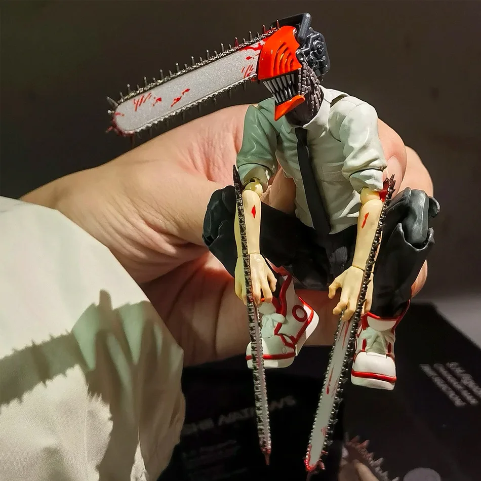 Hot Chainsaw Man Denji Anime Figure Denji/Power Action Figure 1560 Chainsaw Man Denji Figurine Adult Collectible Model Doll Toy