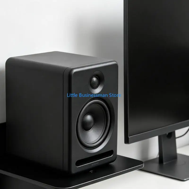 Spezielle schwebende Lautsprecher-Wandregalhalterung für HWLS70H Music Studio7, Wandhalterung aus schwarzem Metall für – Detail 3