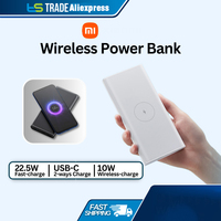 Xiaomi Wireless Power Bank 10000mAh WPB15PDZM  Mi Powerbank 10000 Qi Fast Wireless Charger Portable Spare Poverbank for iPhone