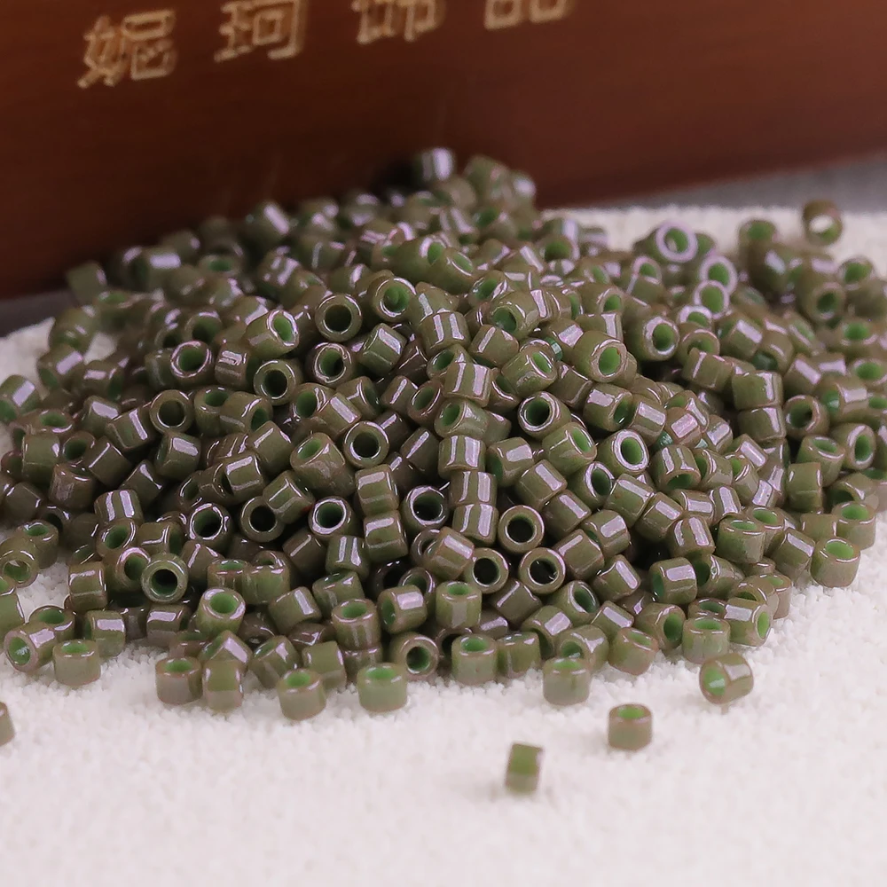 اليابان ميوكي ديليكا الخرز بريق قوس قزح اللون سحر صنع المجوهرات الخرز ل قلادة Diy بها بنفسك الملحقات #6