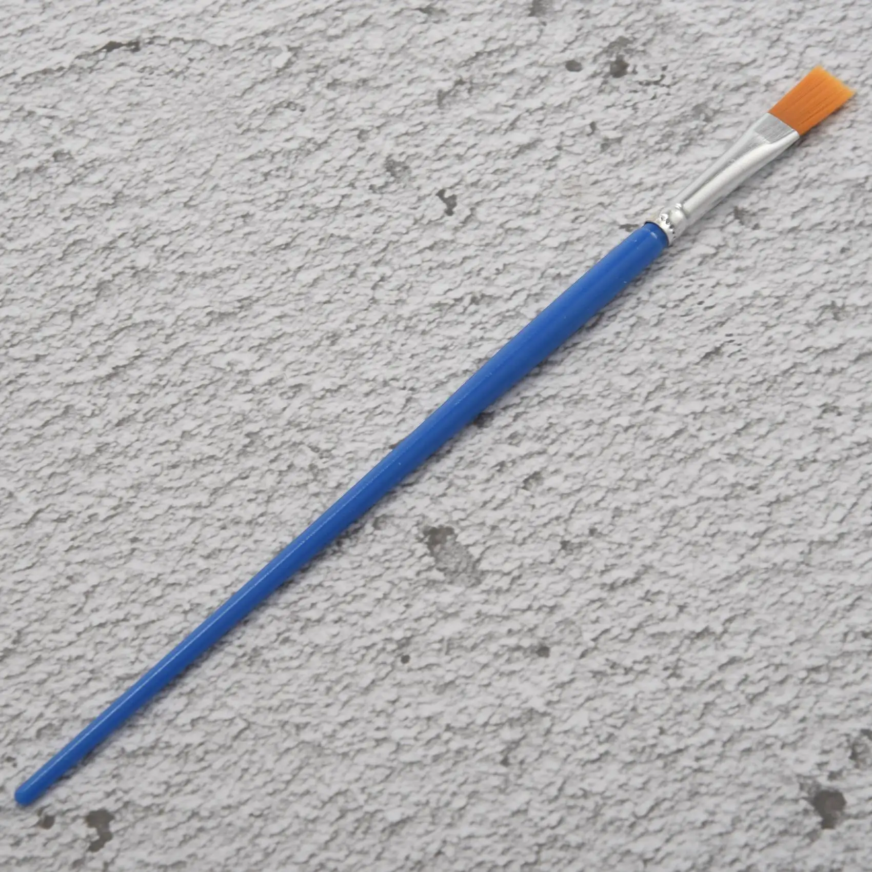 AINY-100 قطعة من فرش الطلاء المسطحة، مجموعة فرشاة صغيرة للرسم التفصيلي، فرش شعر من النايلون، ألوان مائية زيتية أكريليك، لوحة فنية رفيعة