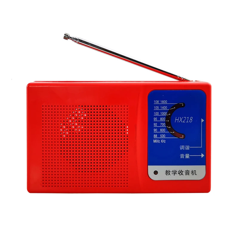 FM AM Red Radio Production DIY Electronic Kit Welding Process School Teaching Training Electronic Components Parts Soldering