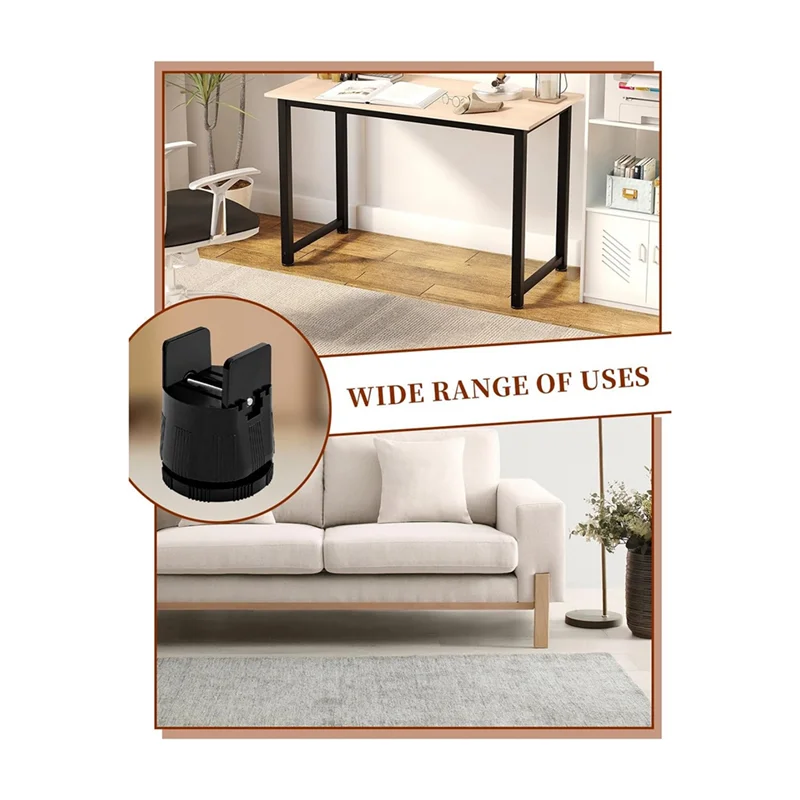 

Bed Risers Adjustable Furniture Risers,Table Desk Chair Risers With Clamp, Bed Frame Risers Height Adjustable-A50M