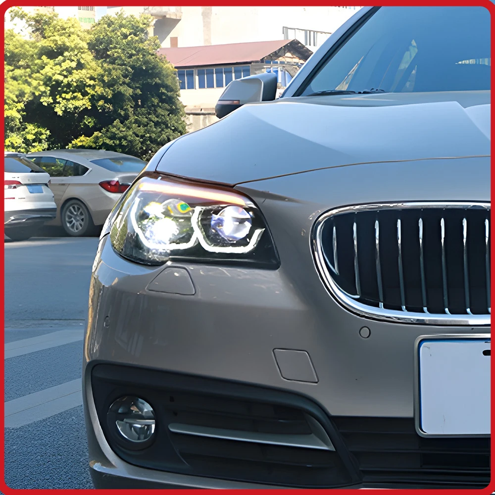 For BMW 5 Series F10 F18 2011-2017 Headlights Assembly Upgrade LED Lens Flashing Turn Signal Light  High Quality Plug and Play
