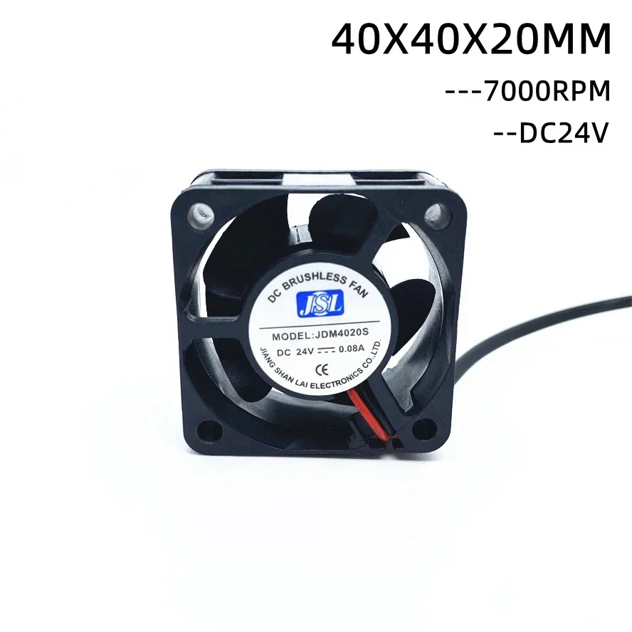 pa  DC24V 4020 40x40x20mm Cooling Fan Power Supply Cooling Fan 3D Printer Fan 2wires