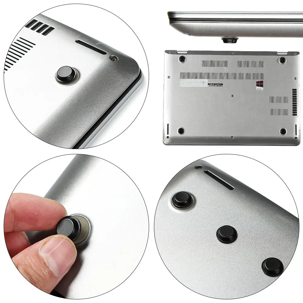 แผ่นกันกระแทกพลาสติกยางซิลิโคนแบบมีกาวในตัวขนาด20แคปซูลตัวหน่วงการสั่นสะเทือนกันกระแทก