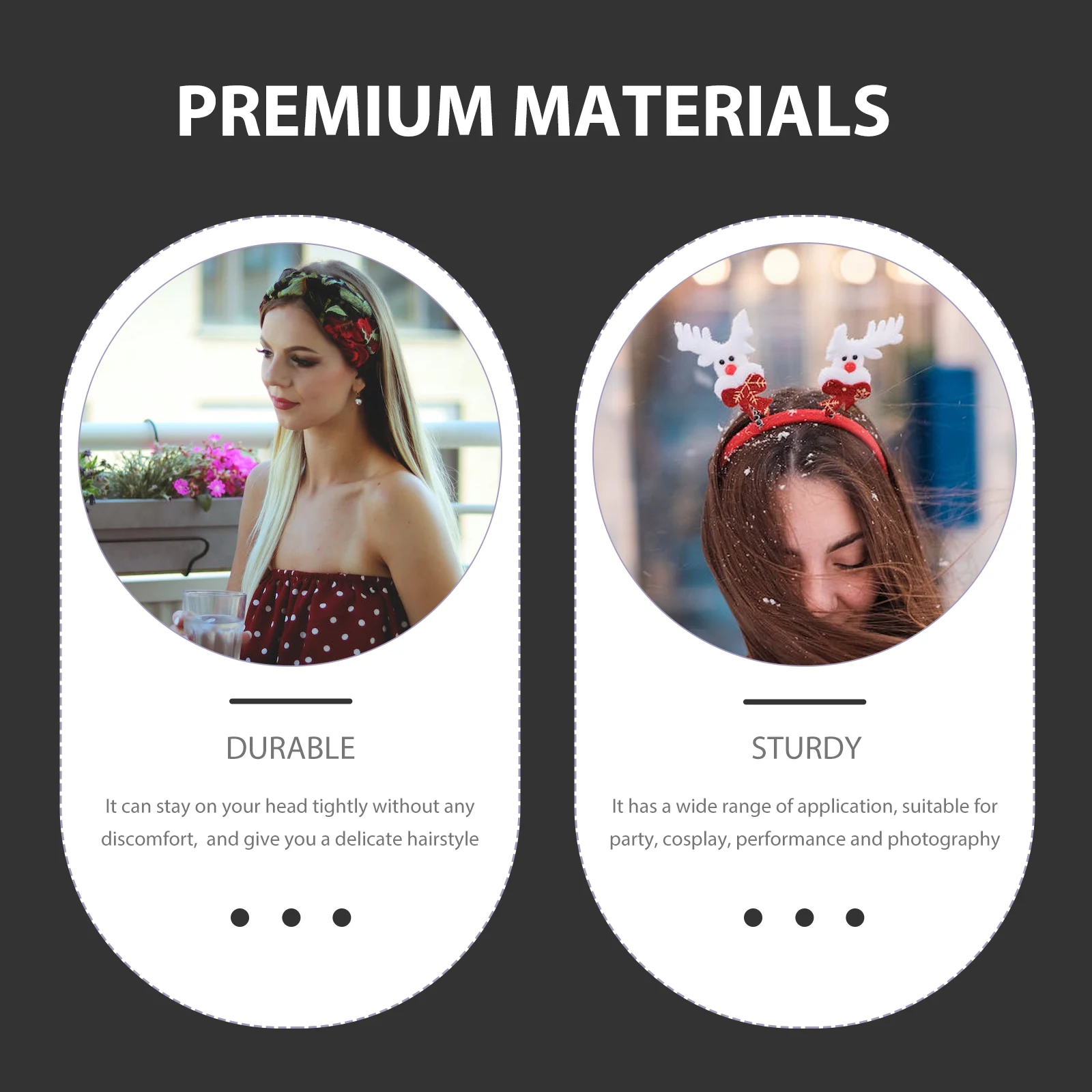 

Hair Accessories for Bow Headband Cute Headbands Women's Sweet Female Big Bowknot Black Woman