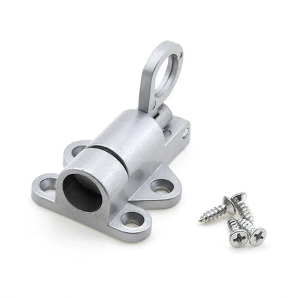 Hợp Kim Nhôm Chất Lượng Cao Cổng An Ninh Kéo Vòng Mùa Xuân Độ Nảy Cửa Bolt Khóa Chốt Khóa Trượt Phần Cứng Nhà Đổi Mới