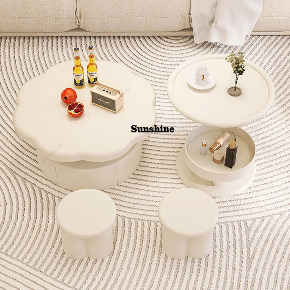 

Storage Drawers Coffee Table Luxury Cute Beauty Coffee Table Decorations Vintage Table Basse De Salon Home Furniture