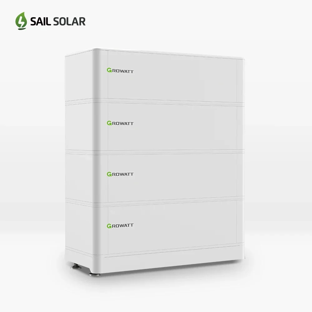 5kwh 10kwh Growatt lithium iron phosphate wall mounted battery Lifepo4 batteries Stacked for Solar Storage System