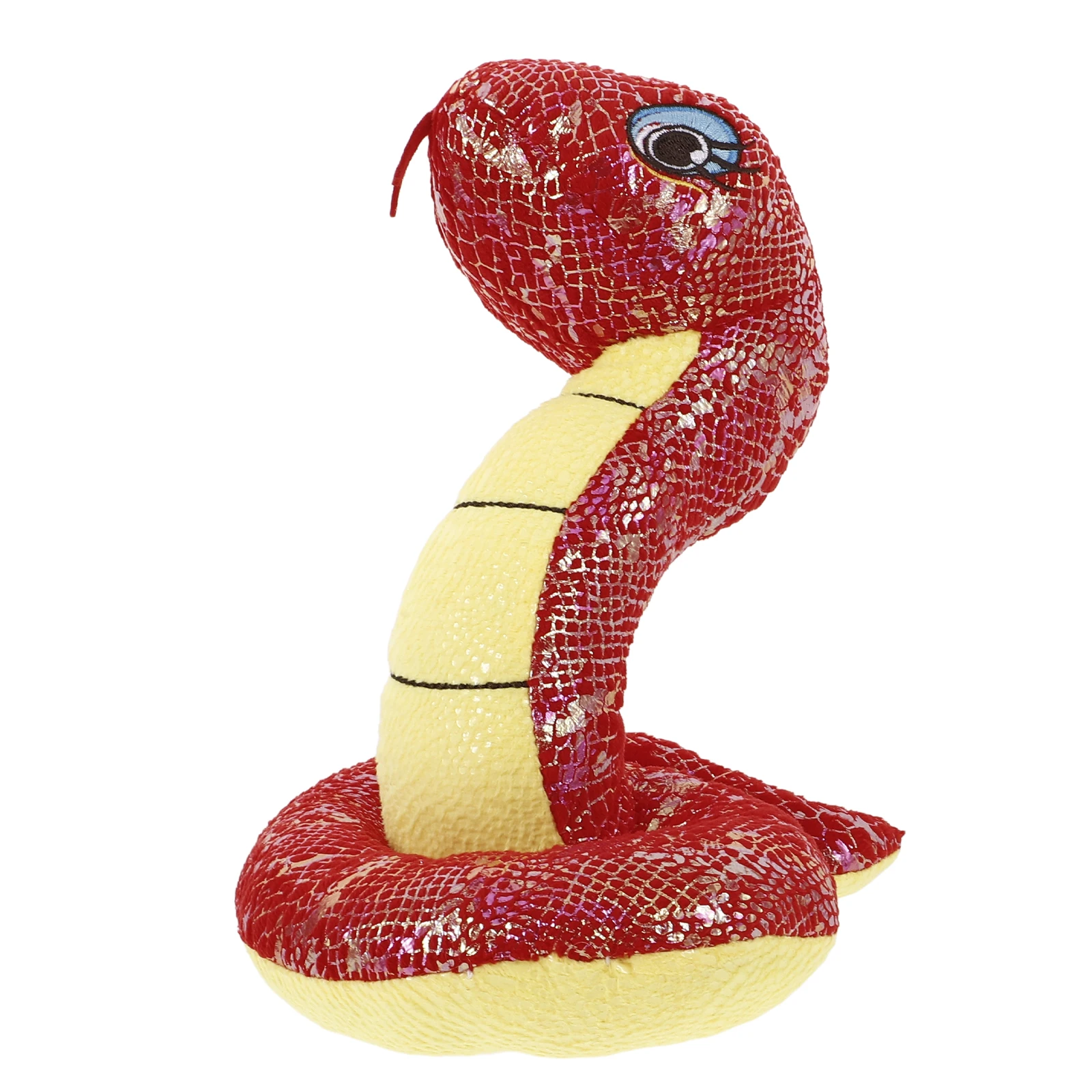 

Mascot of The Year Snake Models Prank Funny Stuffed Animals Realistic Figurine Halloween Child