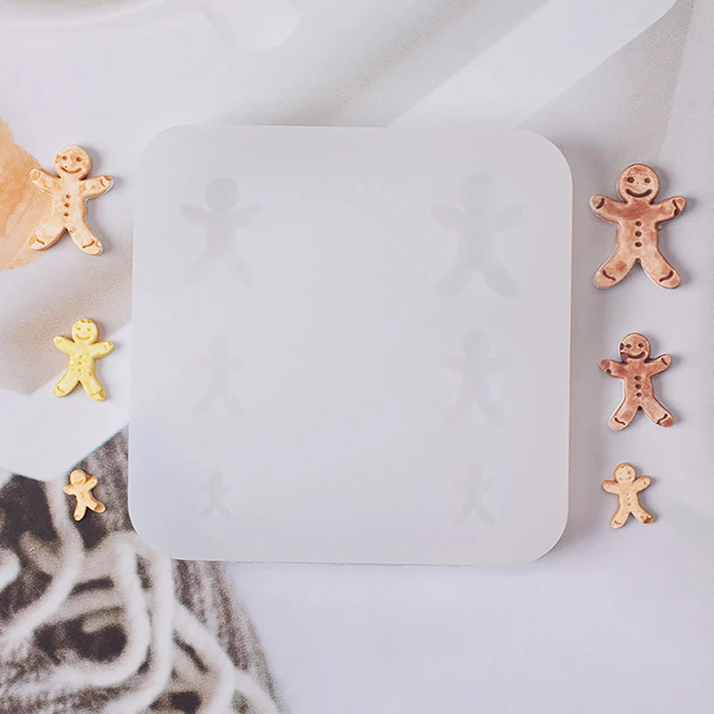 Mini Silicone Mold for Bread Biscuit & Cake DIY Clay Resin Food‑Making Mold Dollhouse Mini Kitchen Accessories