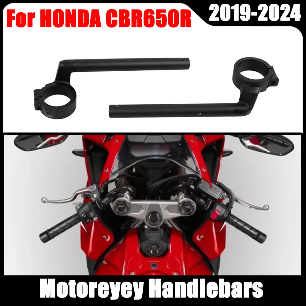 

Motorcycle handlebar For HONDA CBR650R CBR 650R Handlebars Left Right Handle Bar Clip-on Fork Tube Close to the original factory