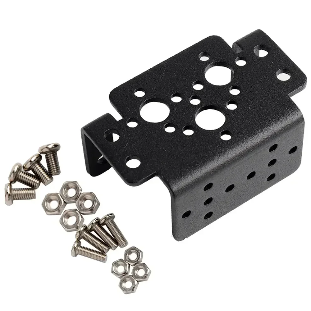 Universal Aluminum Servo Mounting Bracket for MG995 MG996R Standard Servo Motor RC Car Boat Robot Arm DIY Model Assembly