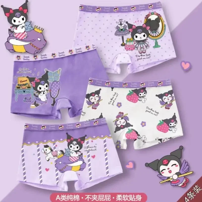 Kuromis Underwear Panties Anime Kawaii Boxer Cute Cartoon Corners Antibacterial Clothes Lovely Toys for Kids