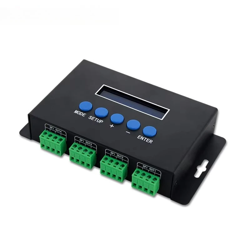 BC‑204 4‑Channel Pixel Light Controller, Art‑Net Ethernet to DMX‑SPI Converter for WS2811 UCS1903 2904 LED Pixel Lamp